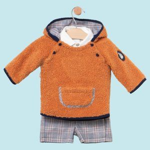 BABY BOY CLOTHES SHORT AND SWEATSHIRT